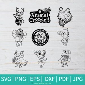 Animals crossing Bundle SVG - Animals crossing SVG -  Animals crossing Video Game SVG - Newmody