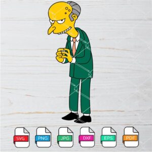 Charles Montgomery Burns SVG-The Simpsons SVG- Simpsons SVG Newmody