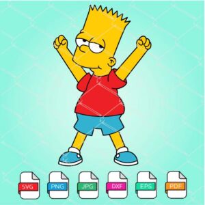 Bart Simpson SVG -The Simpsons SVG- Simpsons SVG Newmody