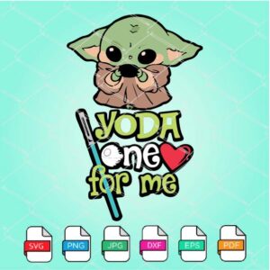 Cute Baby Yoda SVG - Star wars SVG Newmody