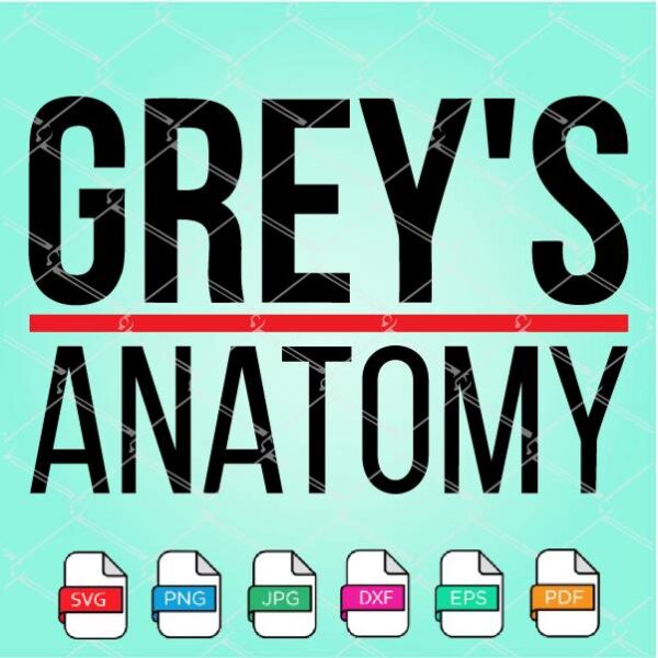 Grey's Anatomy Logo SVG- Grey's Anatomy Vector Logo Newmody