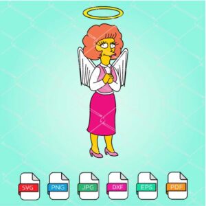Maude Flanders SVG -The Simpsons SVG- Simpsons SVG Newmody