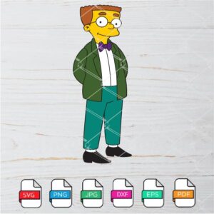 Waylon Smithers SVG -The Simpsons SVG- Simpsons SVG Newmody