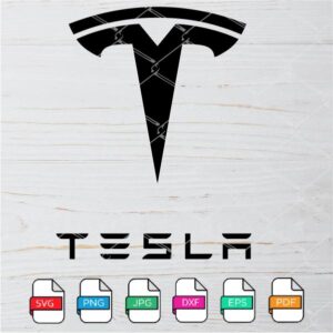 Tesla Logo Vector  -Tesla Logo SVG Newmody