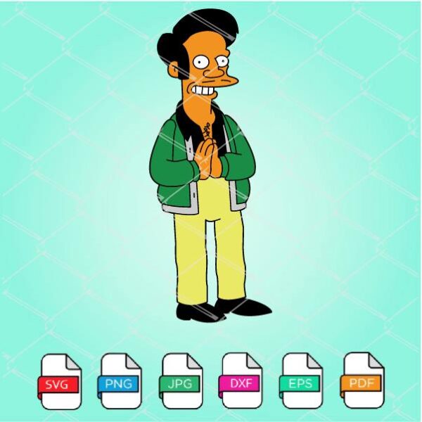 Apu Nahasapeemapetilon Svg - The Simpsons SVG- Simpsons SVG Newmody