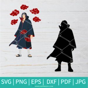 Itachi Uchiha SVG - Naruto SVG -  Anime SVG - manga and naruto SVG - Newmody