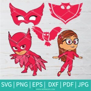 PJ Masks SVG -Owlette SVG Bundle -Disney SVG -Pjmasks SVG Newmody