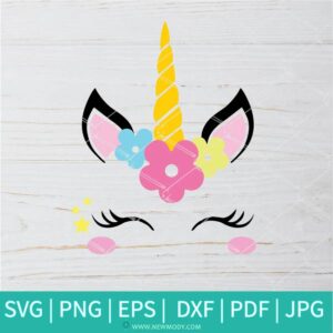 Unicorn SVG - Unicorn head SVG - Newmody