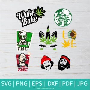 Rasta SVG - Rasta Bundle - Marijuana SVG - Weed Svg - Newmody