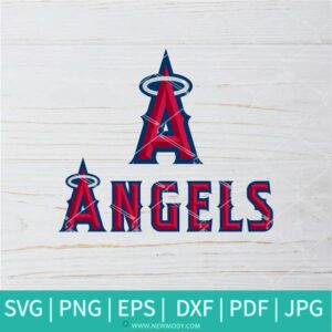 Angels Logo SVG - Los Angeles Angels SVG - Newmody