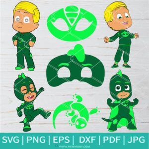 PJ Masks SVG - Pjmasks Gekko SVG Bundle -Disney SVG - SUPERBOY SVG - Newmody