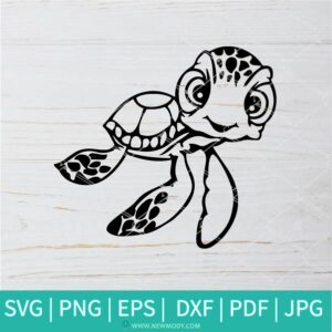 Nemo Squirt SVG- Baby Squirt SVG - Squirt SVG - Little Turtle SVG - Newmody