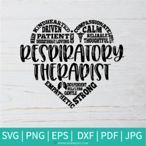 Respiratory therapist SVG - RT SVG - Breath SVG - Therapy SVG - Newmody