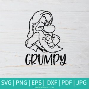 Grumpy SVG - Seven Dwarfs Grumpy SVG - Seven Dwarfs SVG - Newmody