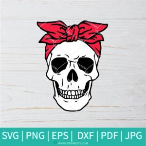 Skeleton SVG -Day of The Dead SVG - Sugar Skull Svg - Skull Women SVG - Newmody