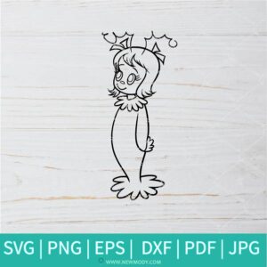 Cindy Lou Who SVG - Grinch SVG - Christmas SVG - Newmody