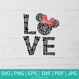 Minnie Love SVG - Minnie Mouse SVG - Newmody