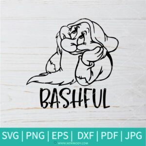 Bashful SVG - Seven Dwarfs Bashful SVG - Newmody