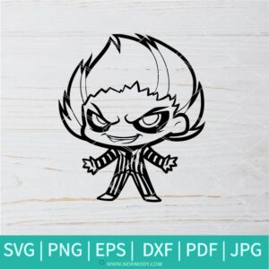 Beetlejuice Chibi SVG - Beetlejuice SVG - Chibi SVG - Baby SVG - Newmody