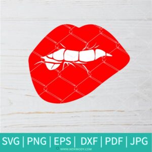 Sexy Lips SVG -  Kiss Svg - Red Lips SVG - Newmody