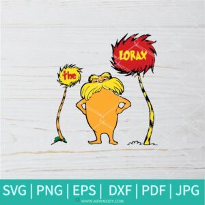 The Lorax SVG  - Lorax face SVG - Lorax Mustache svg - Lorax Dr Seuss SVG - Newmody