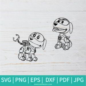 Dog Robot SVG - Dog SVG - Robot  Svg - Robotic Svg - Newmody