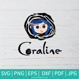 Coraline SVG - Button Eyes SVG - Horror  SVG -  Nightmare SVG - Newmody