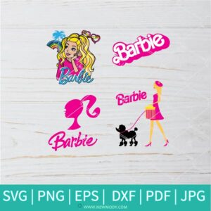 Barbie Bundle SVG -Barbie Head SVG - Beautiful Woman SVG  - Hair SVG -  Disney Svg - Newmody