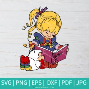 Rainbow Girl SVG - Rainbow Brite  SVG - Rainbow SVG -  Girl Birthday  SVG - Newmody