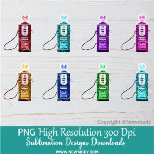 Leopard gas pump Clipart Bundle | Gas Daddy Sublimation PNG - Newmody