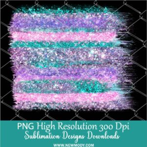 Unicorn Brush Strokes Background PNG - Pastel Rainbow Background PNG - Newmody