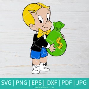 Richie Rich SVG | Vector Clipart | PNG | JPG - Newmody