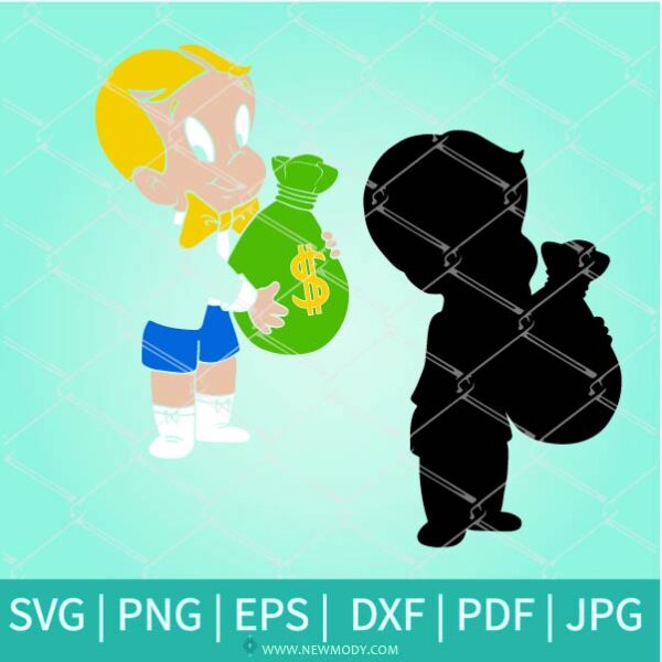 Richie Rich SVG | Vector Clipart | PNG | JPG - Newmody