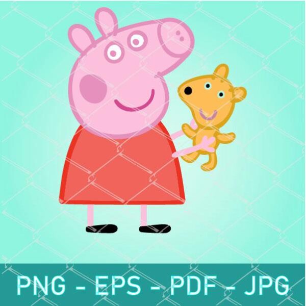 Peppa Pig Animals Clipart Bundle - Peppa Pig Animals Vector Newmody