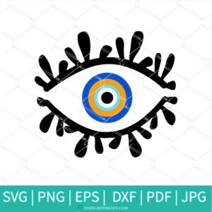 Evil Eye SVG | Nazar Eye SVG | Turkish Eye Png | Eye Clipart - Newmody