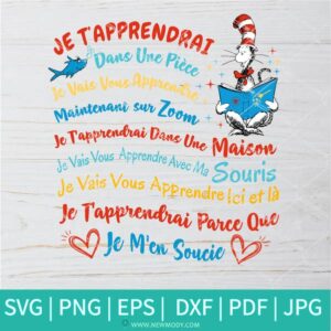 Je T'apprendrai Dans Une Pièce | SVG | PNG - Newmody