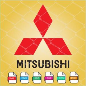 Mitsubishi Logo Vector Svg - Mitsubishi SVG Newmody