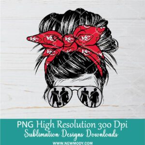 Kansas City Chiefs Girl PNG For Sublimation, Kansas City Chiefs PNG