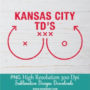 Kansas City TD's PNG For Sublimation, Kansas PNG