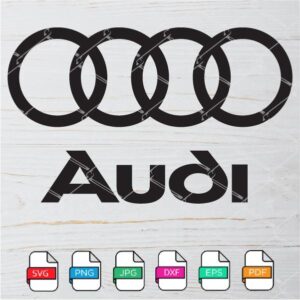 Audi Logo Vector  -Audi Logo SVG Newmody