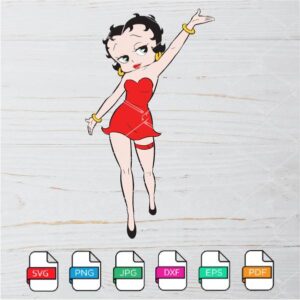 Betty Boop SVG Newmody