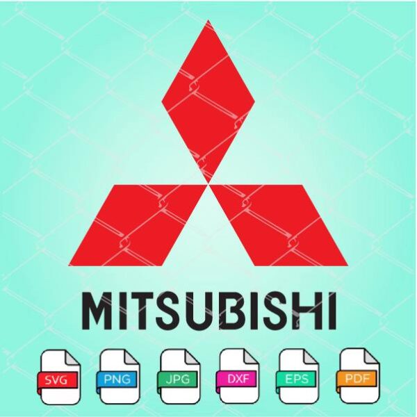 Mitsubishi Logo Vector Svg - Mitsubishi SVG Newmody