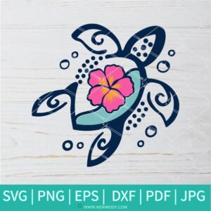 Sea Turtle Svg -Turtle Tattoo SVG - Newmody