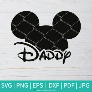 Daddy Mickey Mouse SVG - Mickey mouse ears PNG - Newmody