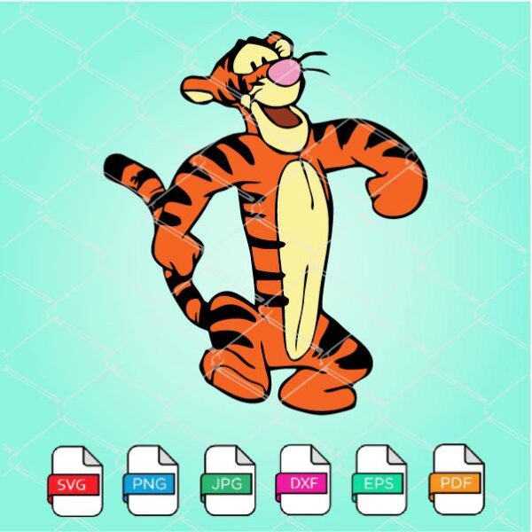 Winnie The Pooh SVG - Winnie Tigger SVG Newmody