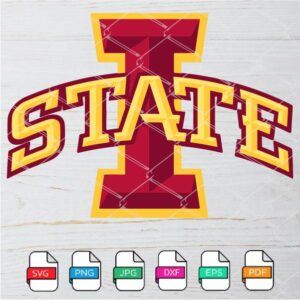 Iowa State Logo SVG Newmody