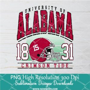 Alabama Crimson Tide PNG For Sublimation