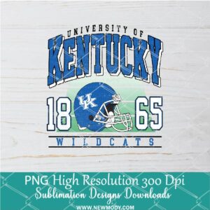 University of Kentucky Wildcats PNG For Sublimation, FootBall PNG