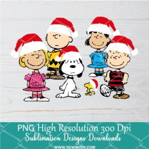 Snoopy Christmas Png, Christmas Funny Wars Movie Characters Sublimation & DTF T-Shirt Design Digital Download