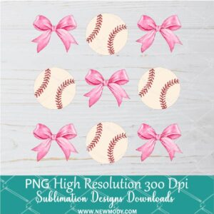 Coquette Baseball Png Dtf and Sublimation shirt design Digital download